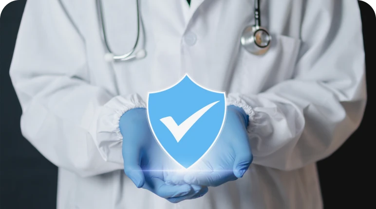 Healthcare protection concept image